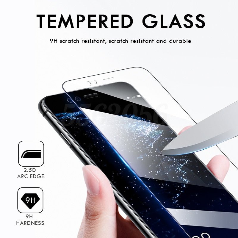 3Pcs Tempered Glass Screen Protector For Huawei P30 P40 Lite P20 image 0