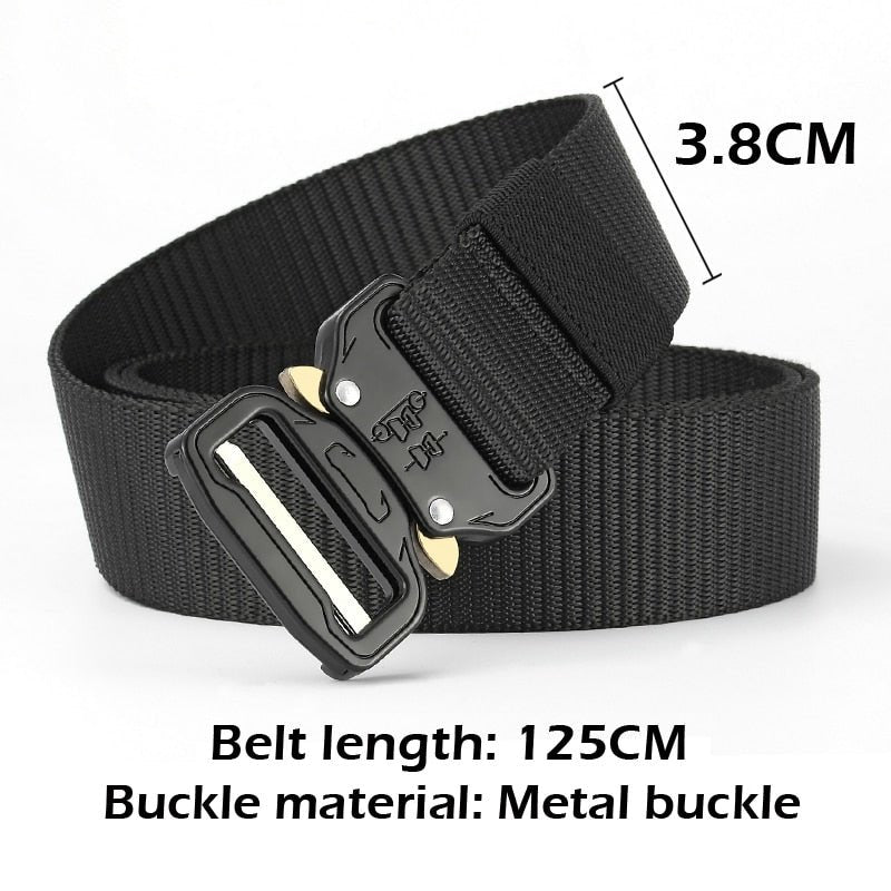 Tactical Belt | New Nylon Army Belt | Men Molle Military SWAT Combat Belts | Knock Off Emergency Survival Belt image 11