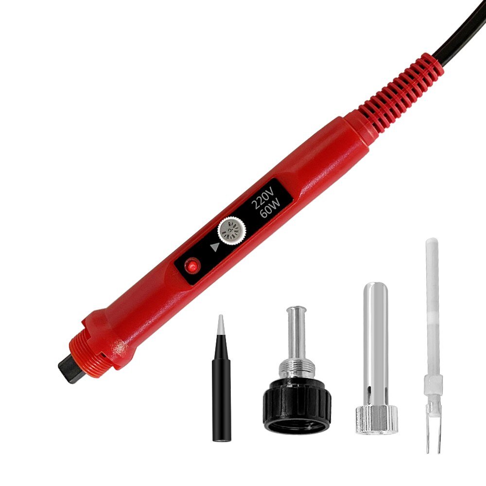 60/80W Digital Electric Soldering Iron – Adjustable Temperature Welding Tool with Tips, Stand, and Tin Wire image 2