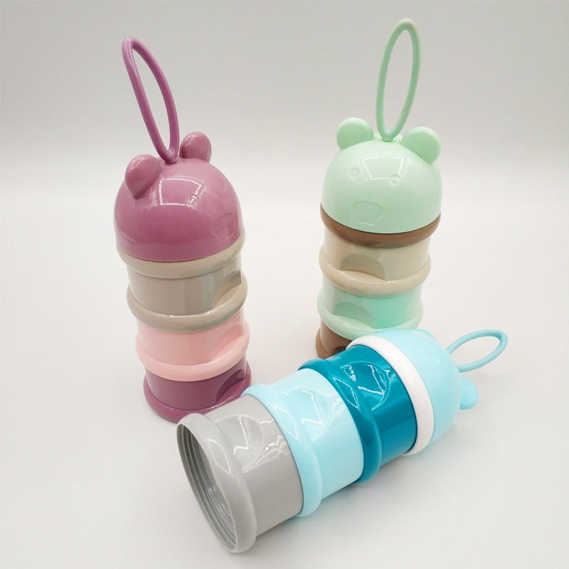 3 layer Frog Style Portable Baby Food Storage Box | Essential Kid's Food Container image 5