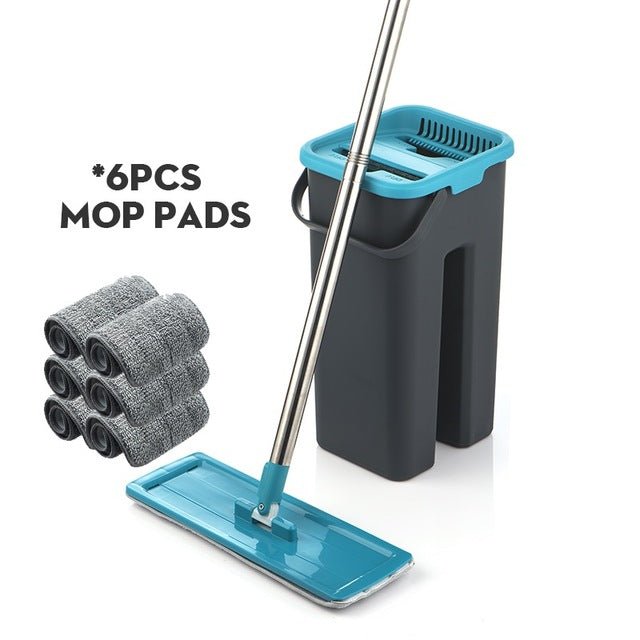 Hands-free Flat Squeeze Mop and Bucket Wringer image 28