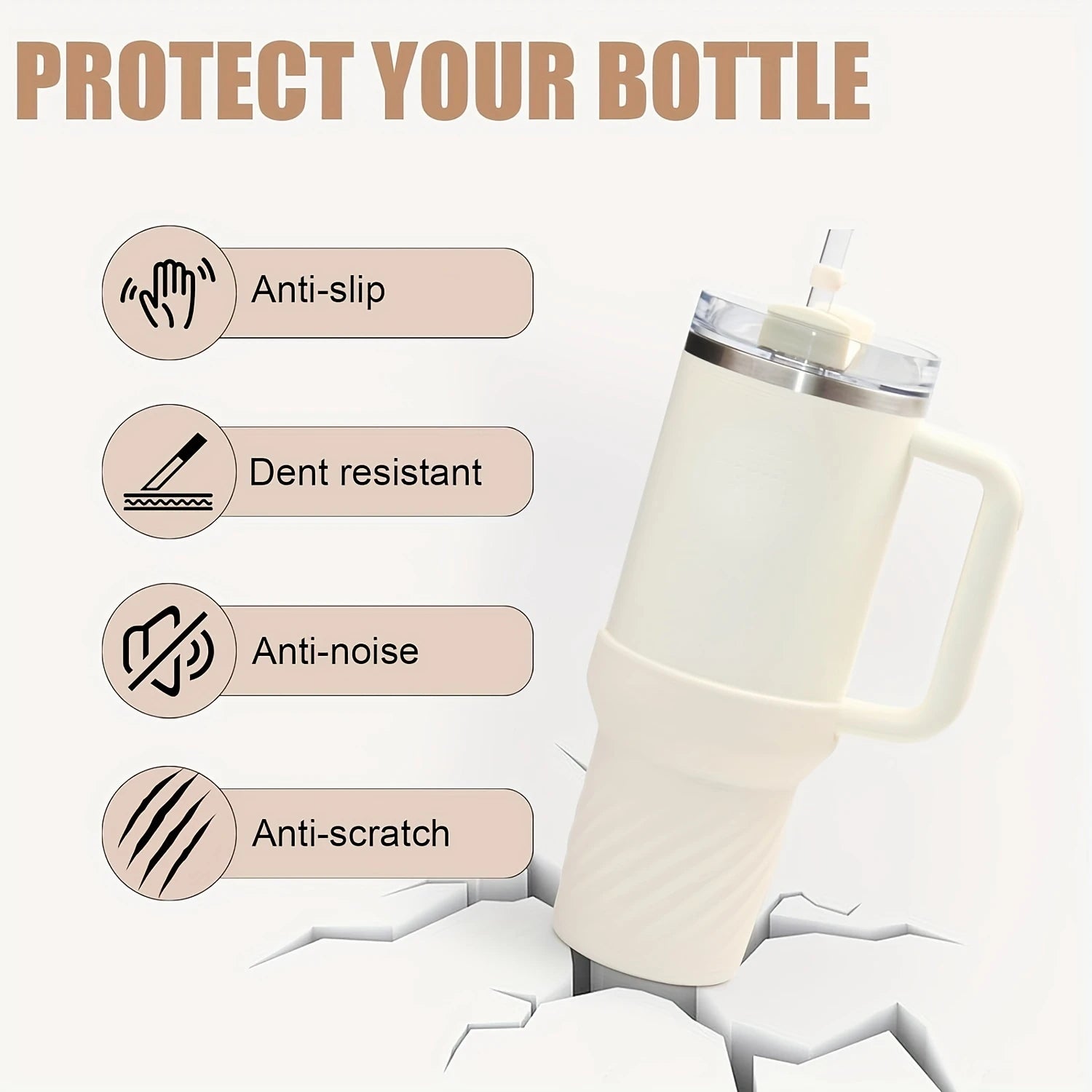 Color-Changing Cup with Straw, Lid & Handle – 40oz Thermal Tumbler for Toddlers & Adults image 2