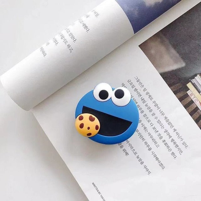 Cute Cartoon Mobile Phone Grip Bracket - 3 image