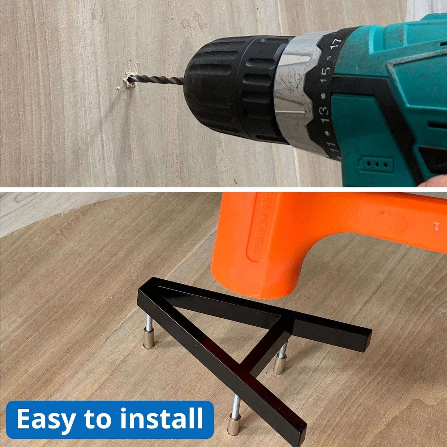 125mm Big Modern Floating House Number and Letters image 12