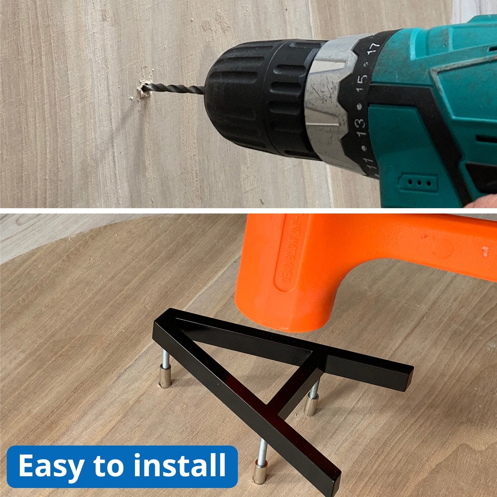 125mm Big Modern Floating House Number and Letters image 12