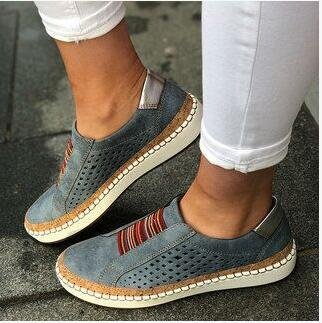 Hand-stitched Breathable Hollow-Out Women's Sneaker image 9