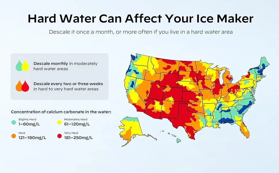 Nugget Countertop Ice Maker | Silonn Chewable Pellet Ice Machine with Self-Cleaning Function - 33lbs/24H image 11