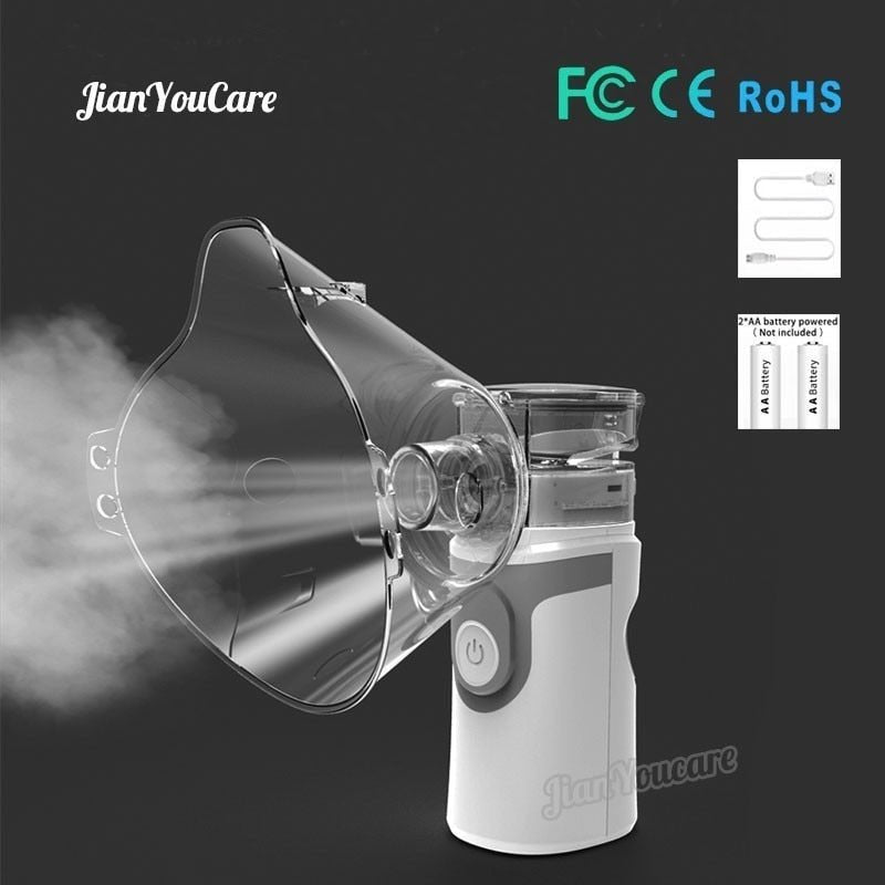 Mini Handheld Portable Autoclean Inhale Nebulizer Atomizer Mesh image 2