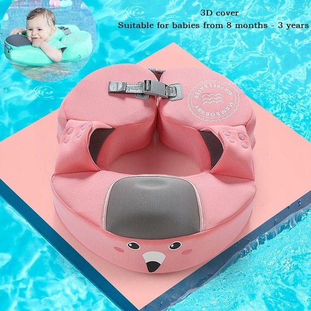 Solid Non-inflatable Baby Swimming Ring Float Swim Trainer Sunshade image 48