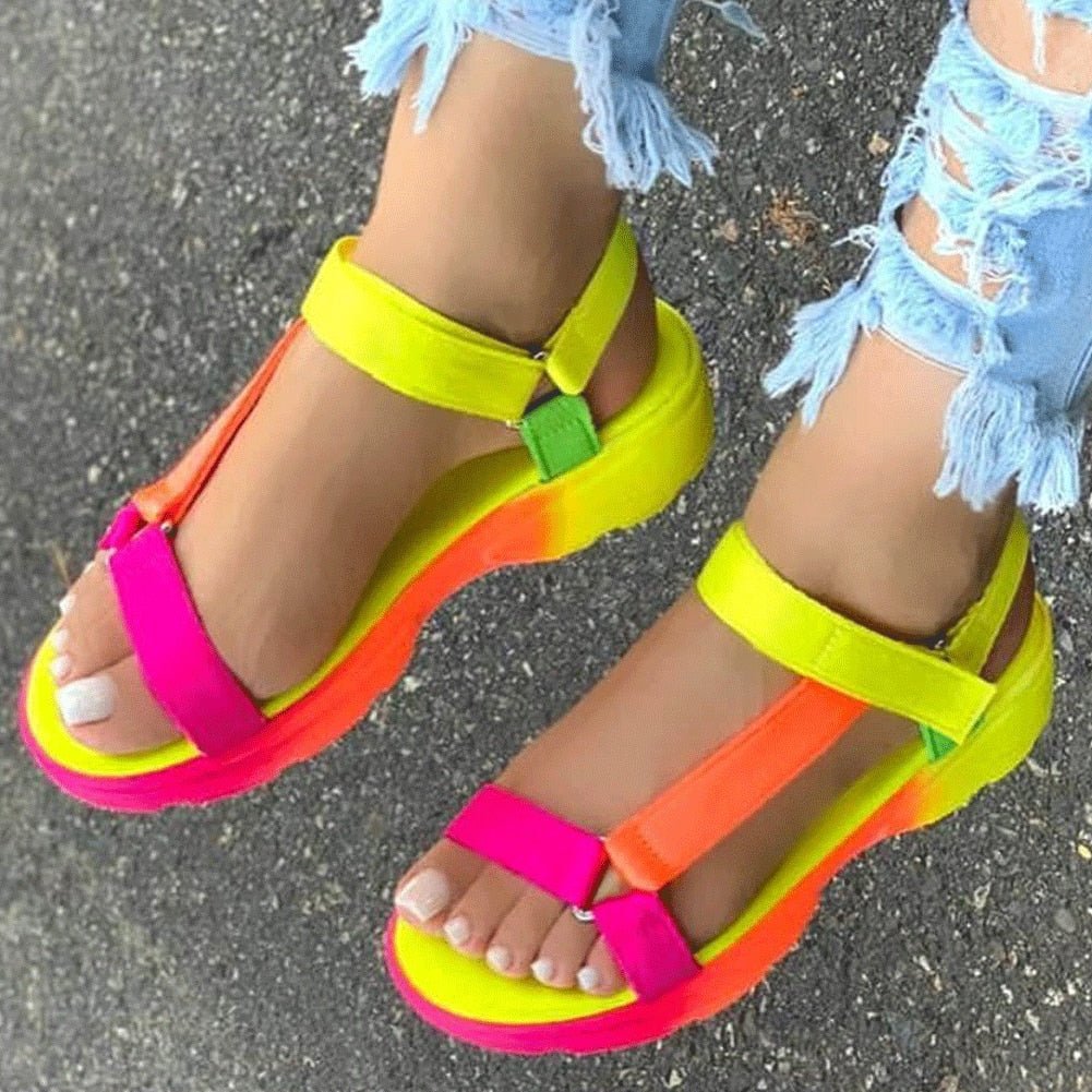 Sarairis Multi Colors Casual Shoes | Comfortable Female Sandals image 11