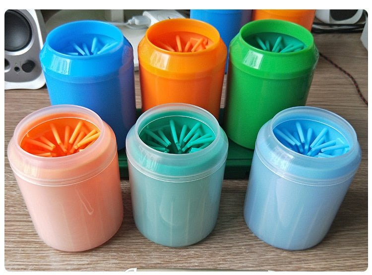 Dog Paw Cleaner Cup | Soft Silicone Combs | Portable Pet Foot Washer Cup | Dirty Cat Foot Cleaning Bucket image 0