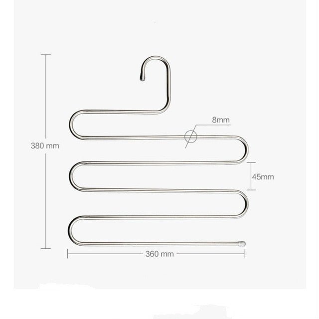 Multi-functional S-type Stainless Steel Hanger image 2