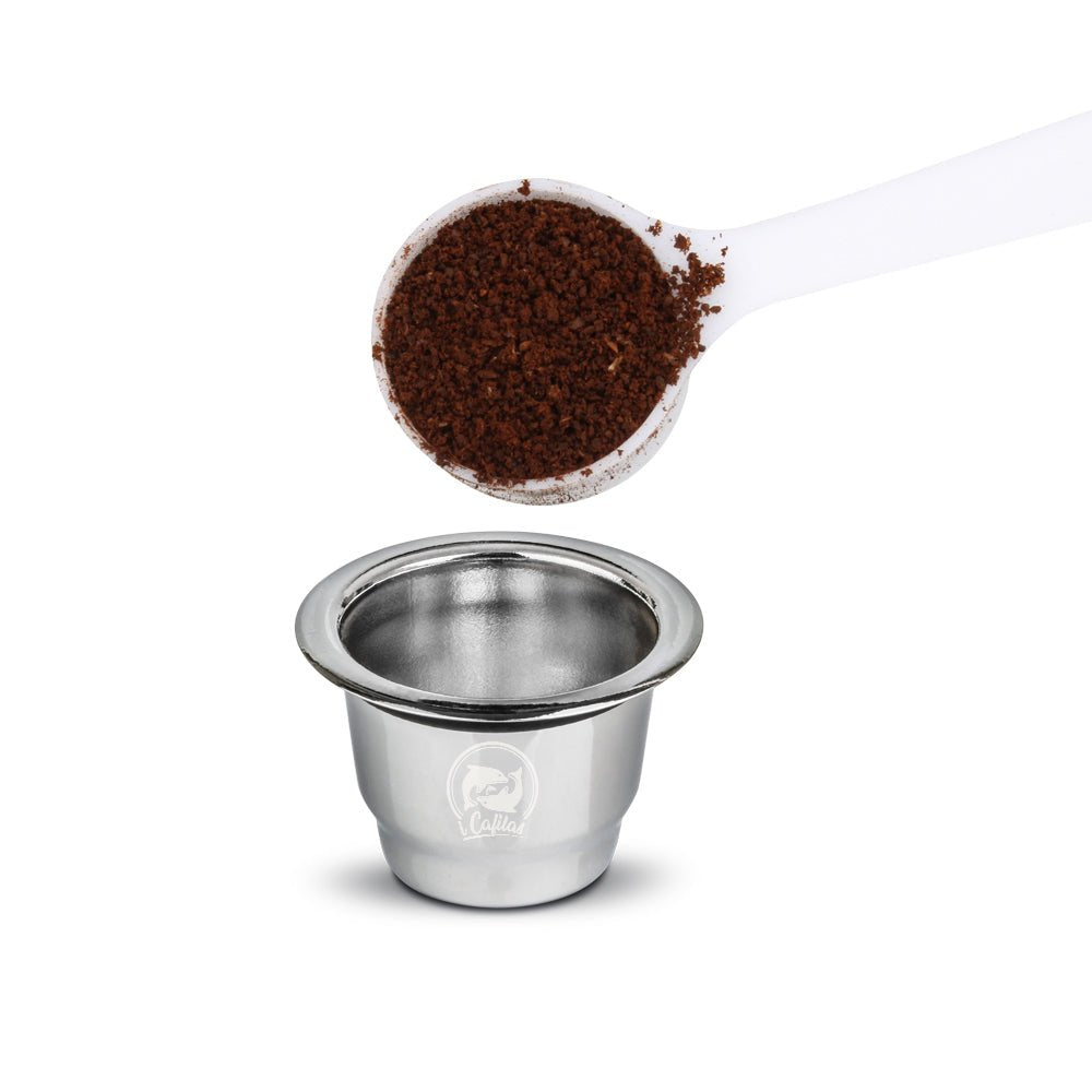 Nespresso Stainless Steel Refillable Coffee Capsule | Coffee Tamper Reusable Coffee Pod image 10