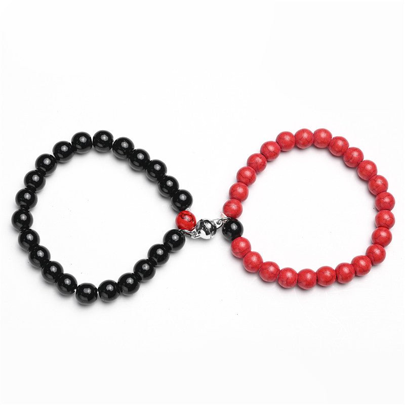 2Pcs/Set Couples Classic Natural Stone Beaded Bracelets image 22
