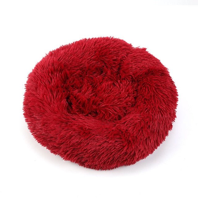 Super Soft Washable Dog and Cat Pet Bed - Red, 80cm image