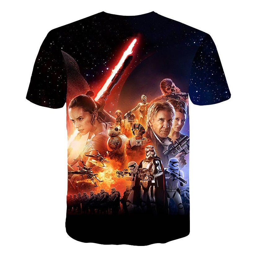 New Novelty 3D Printed Kids Compression Tee-shirt image 50
