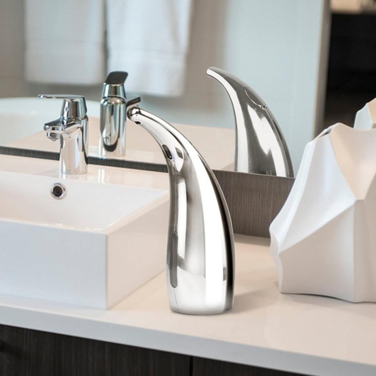 300ML Automatic Infrared Sensor Touchless Liquid Soap Dispenser For Kitchen Bathroom image 5