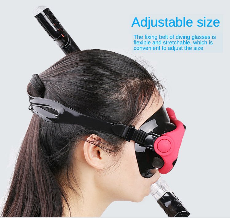 Diving Snorkeling Anti-fog swimming Goggles Camera Tube Mask Set image 4