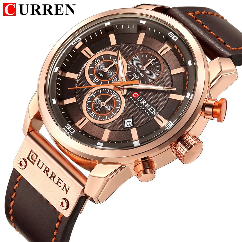 Top Brand Luxury Chronograph Quartz Watch image 20