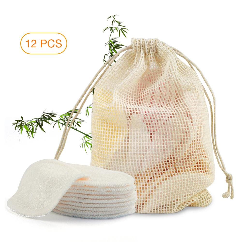 12Pcs Makeup Remover Pads | Reusable Cotton Make Up Facial Pads image 11