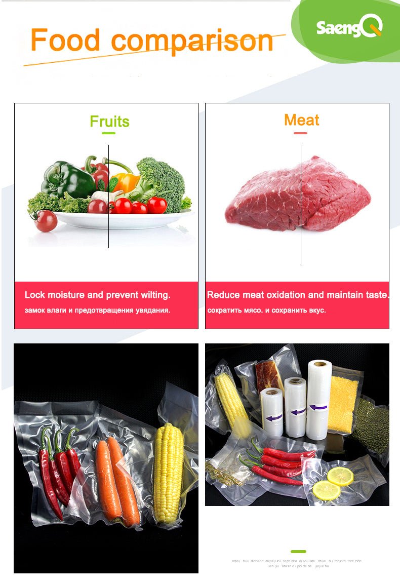saengQ Vacuum Bags for Food Vacuum Sealer image 3