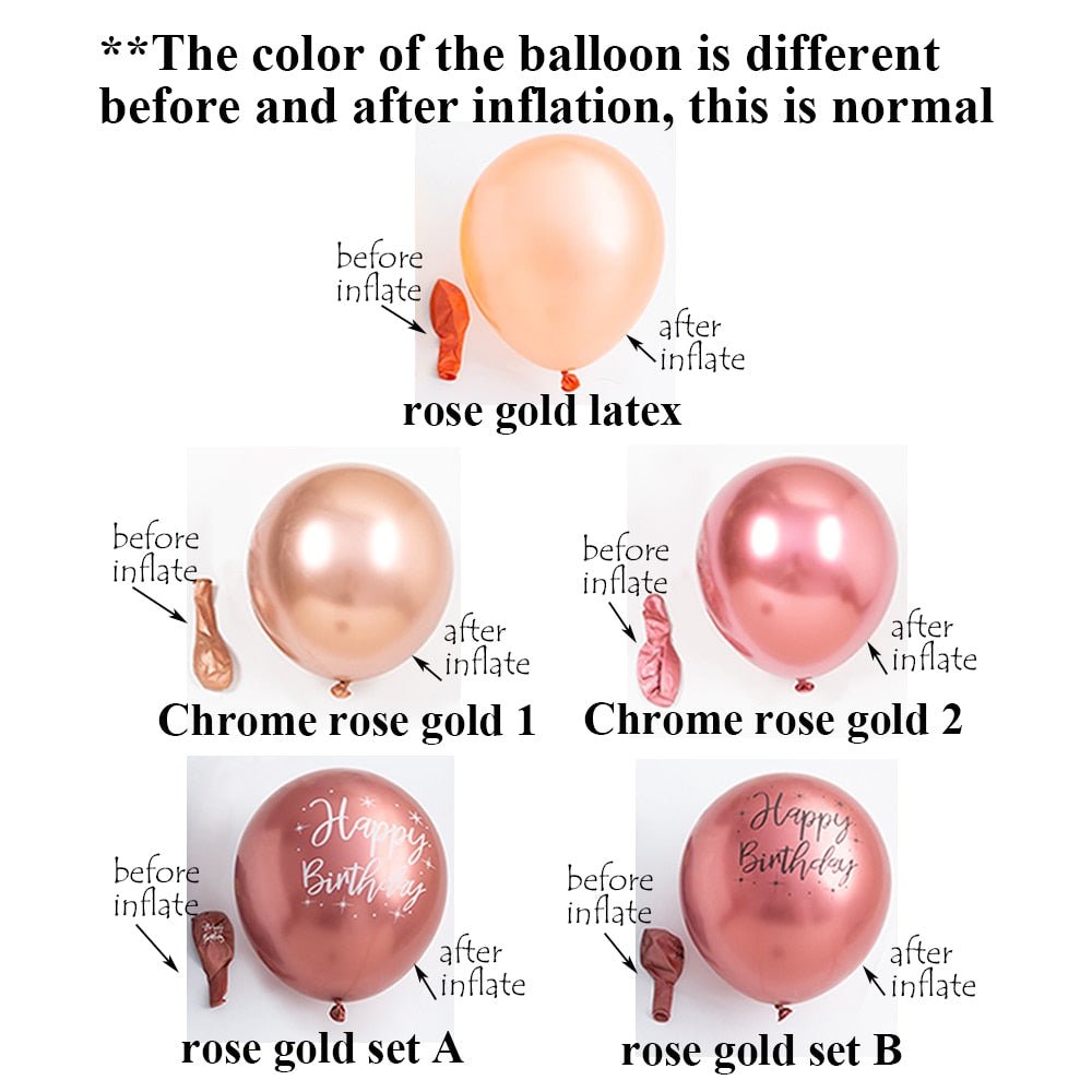 20pcs Confetti Chrome Birthday Party Decors Wedding Decoration New Year Balloon Set image 18