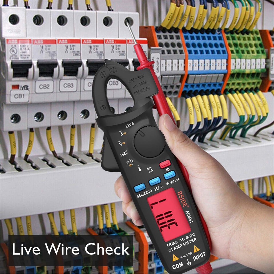 High-Precision Digital Clamp Meter – T-RMS Multimeter for DC/AC, Voltage, Temp, and More image 4