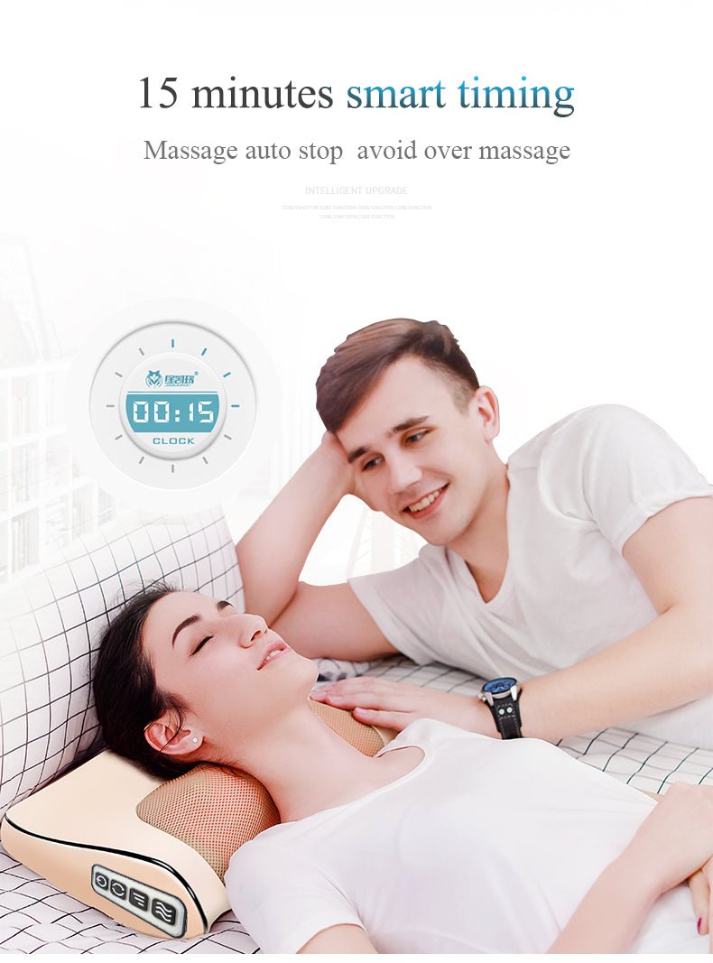 Electric Infrared Neck, Shoulder, Back and Body Heating Massage Pillow image 0