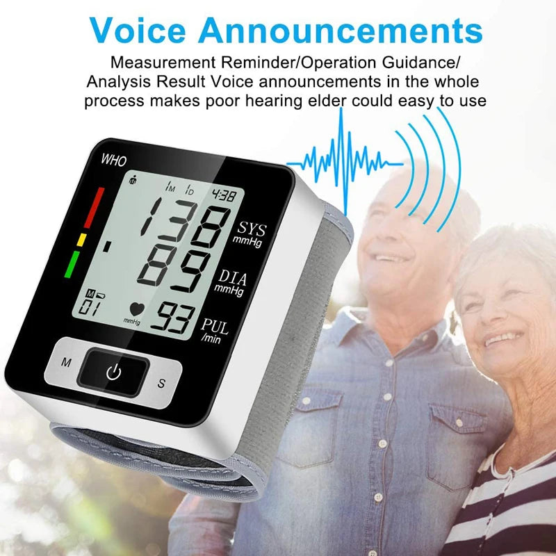 Digital Wrist Blood Pressure Monitor ‚Äì High-Accuracy Electronic Sphygmomanometer with Cuff image 3