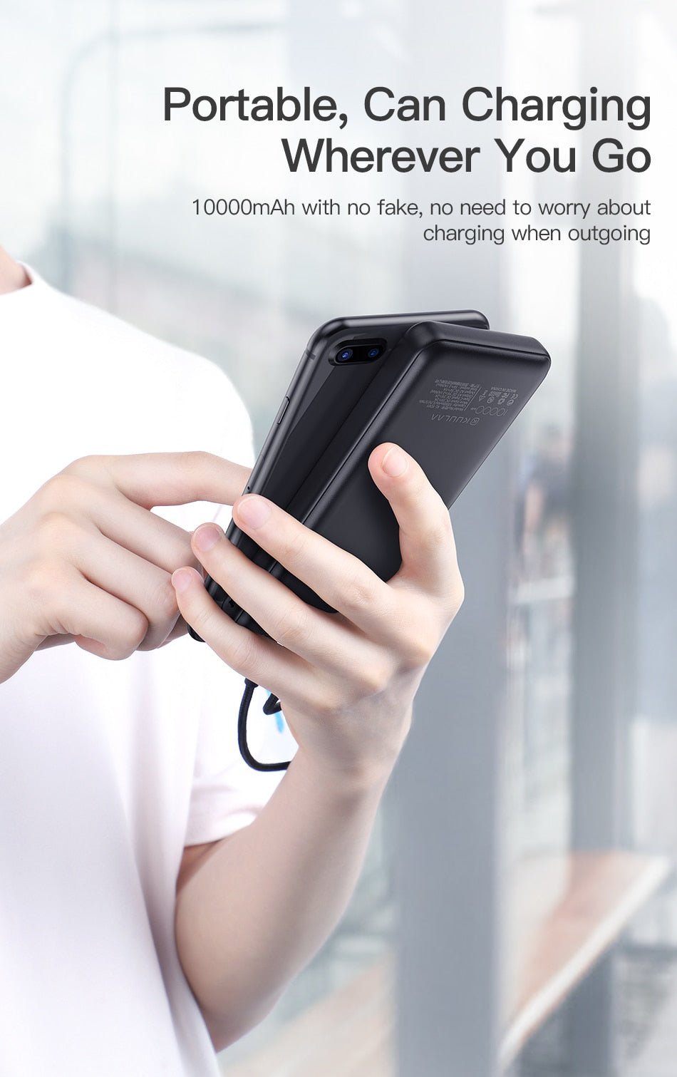 KUULAA 10000mAh Portable Charging PowerBank image 21