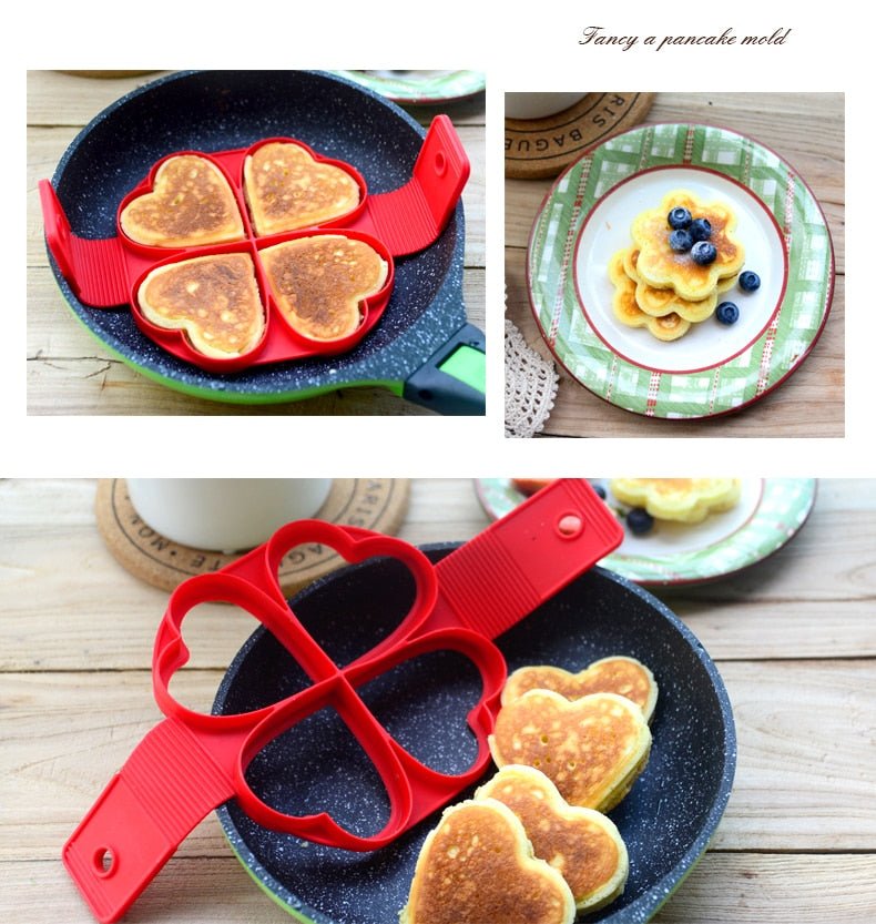 1Pcs Non Stick Silicone Fantastic Egg Pancake Maker image 8