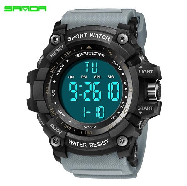 Men's Casual Luxury Brand Military Watch - Gray image