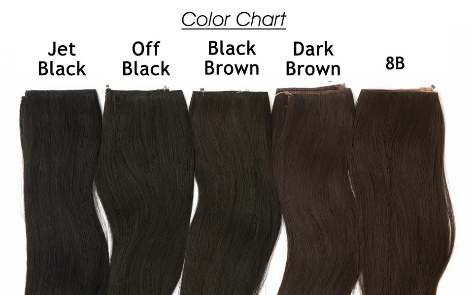 SARLA Halo Invisible Wire Synthetic Hair Extension-No Clip image 15