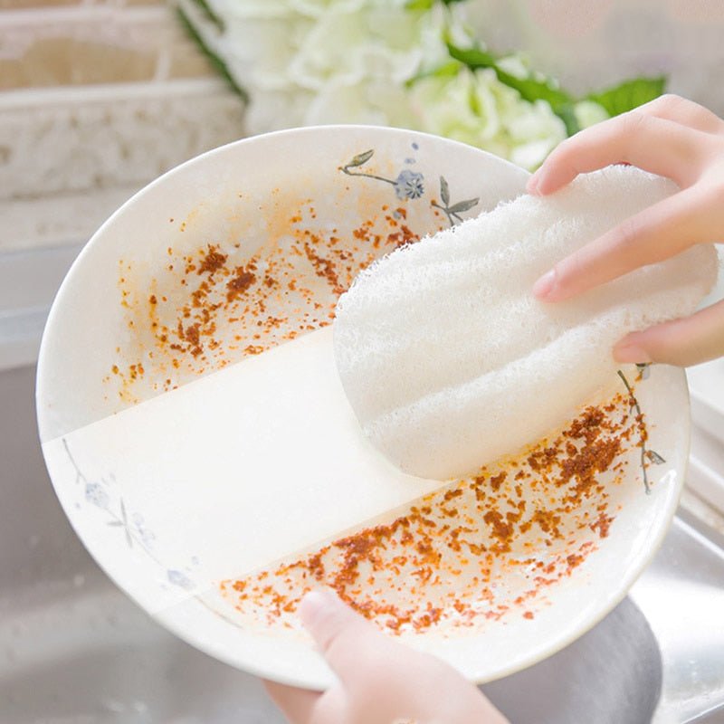 3pcs/set Natural Loofah Dishwashing Cloth Scrub Pad image 11