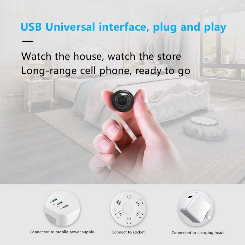 NEW X5 Mini HD 1080P Wireless Wi-Fi Camera ‚Äì Compact, with Cyclic Recording for Home & Outdoor Camping image 9