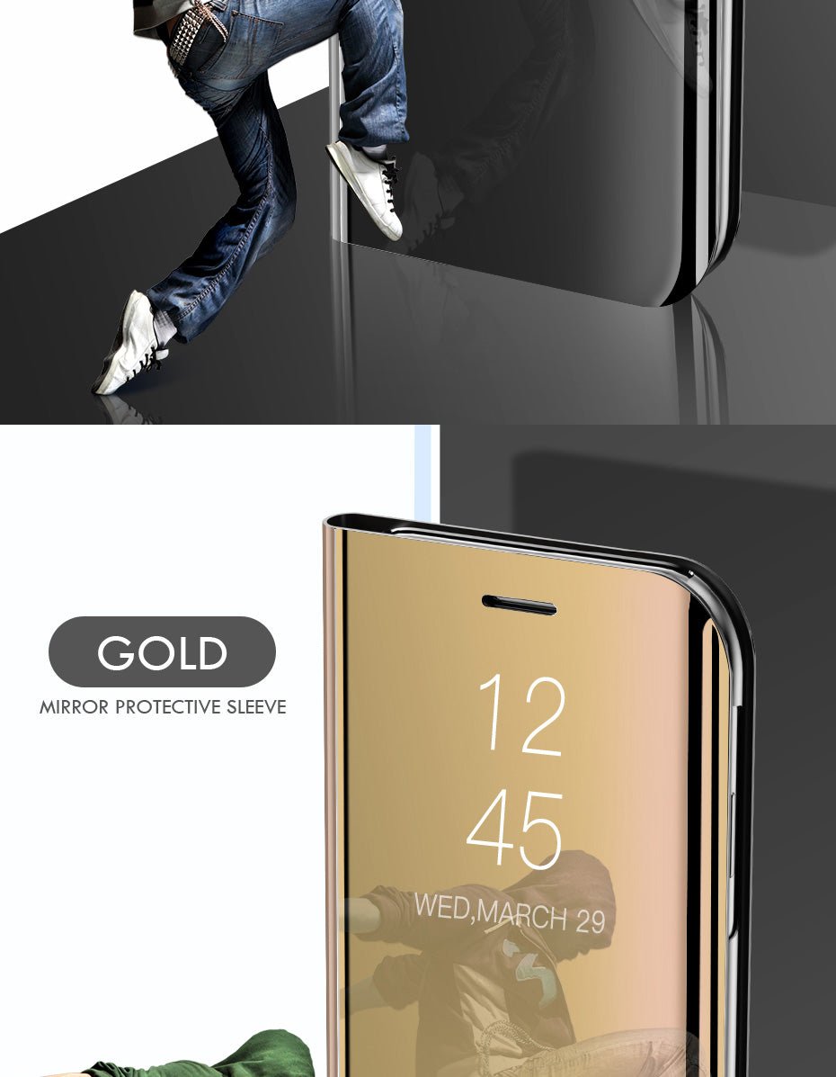 Smart Mirror Flip Case For Samsung Galaxy A51 A71 A50 A30 A10 A20 A40 A70 A10s A30s A20e Note 10 8 9 S10 S6 S7 S8 S9 Plus Cover image 14