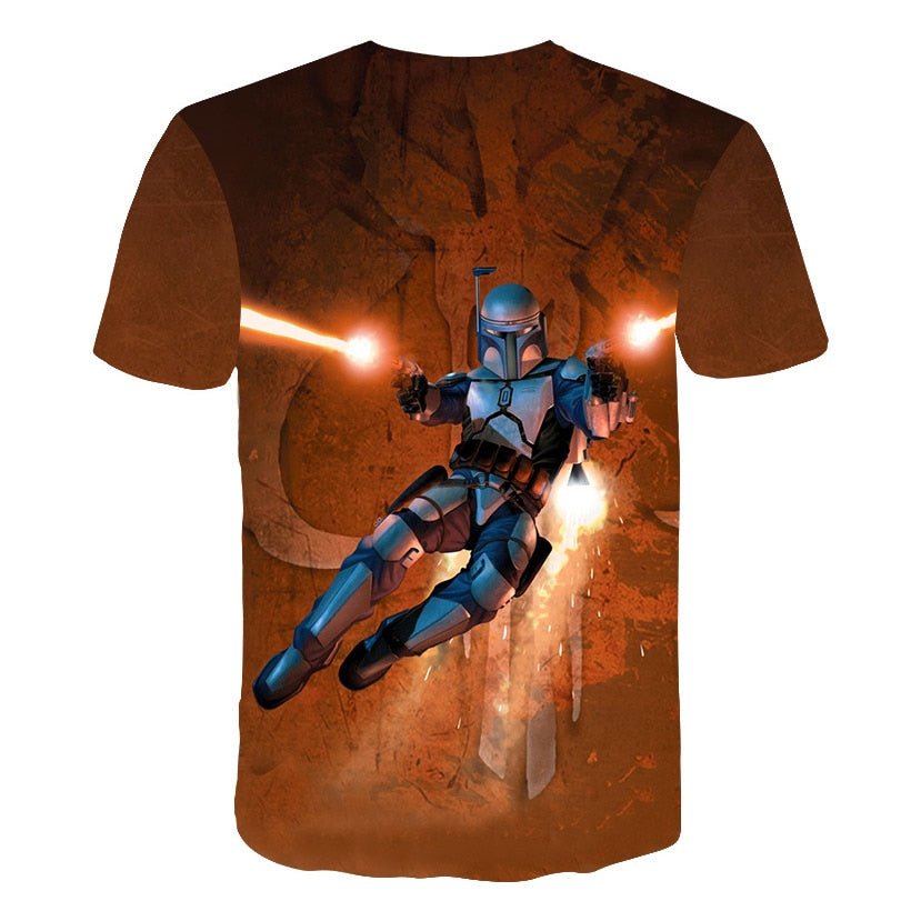 New Novelty 3D Printed Kids Compression Tee-shirt image 19