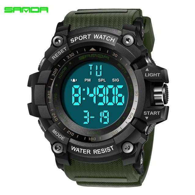 Men's Casual Luxury Brand Military Watch - Army green image