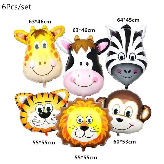 Baby Shower Animal Balloons | Birthday Jungle Party Balloon | Wedding Party Decor | Kid Birthday Balloon image 38