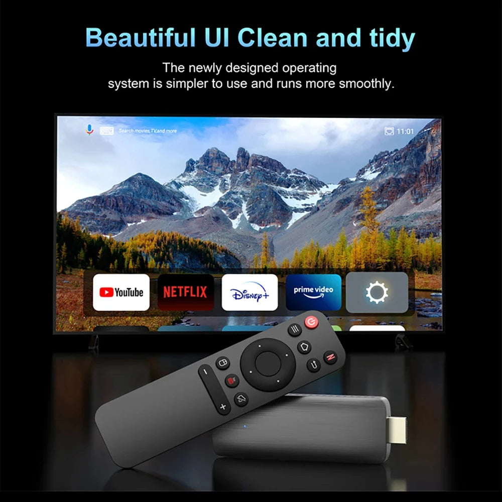 Q6 Android 10 TV Stick HDR Set Top OS 4K 1080P WiFi 6 2.4/5.8G Smart TV Sticks For Google YouTube NETFLIX Network Media Player image 5