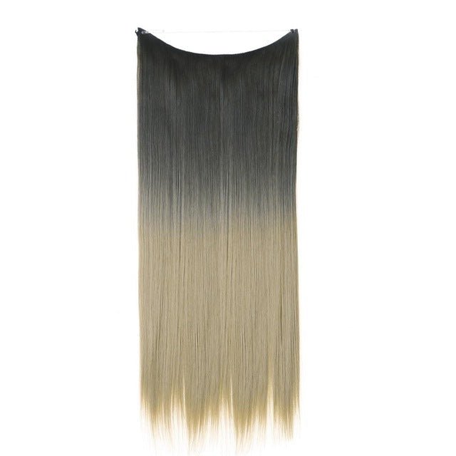 SARLA Halo Invisible Wire Synthetic Hair Extension-No Clip image