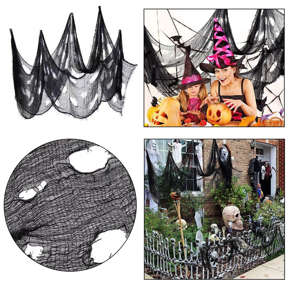 Halloween Spider Web Scary Party Scene Props Home Decoration Ornaments image 3