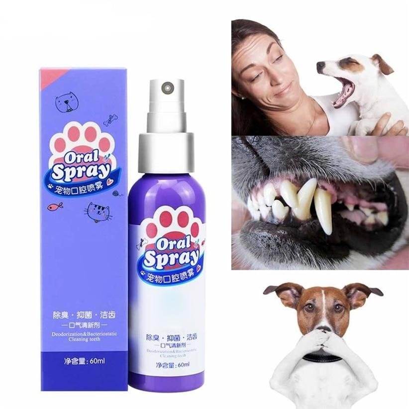 Pet Breath Freshener and Mouthwash Cleaning Spray image 0