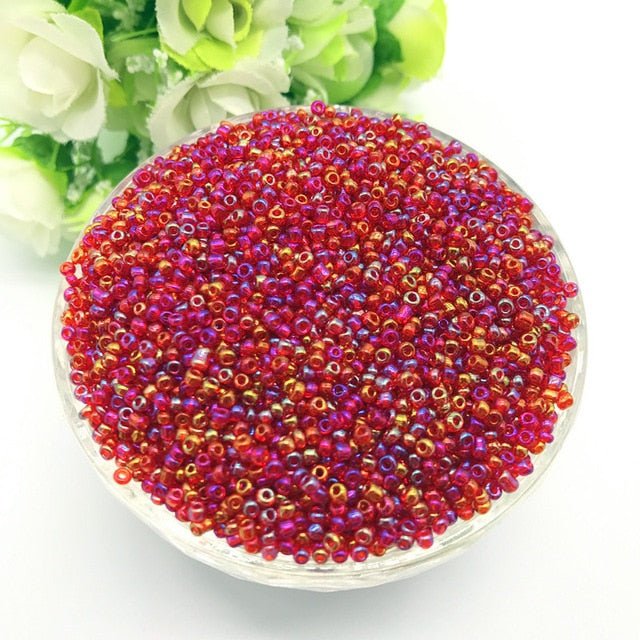 1000pc Czech Glass Seed Beads Accessories for Bracelet and Necklace Jewelry Making - 54 image