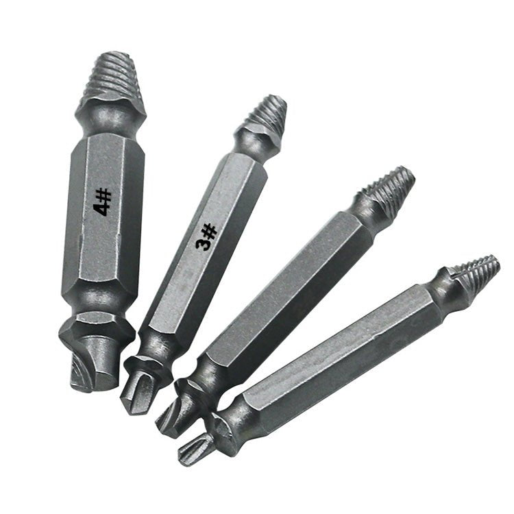 4pcs Damaged Screw Extractor Drill Bits Remover Set image 4