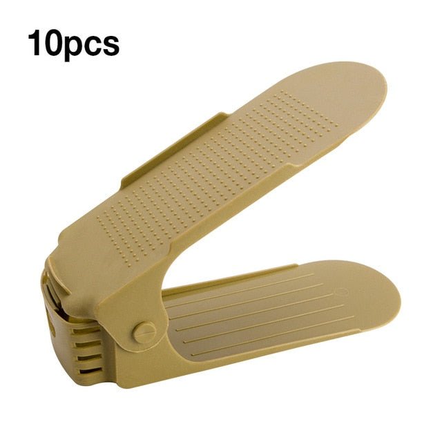 10pcs Durable Adjustable Shoe Organizer image 0