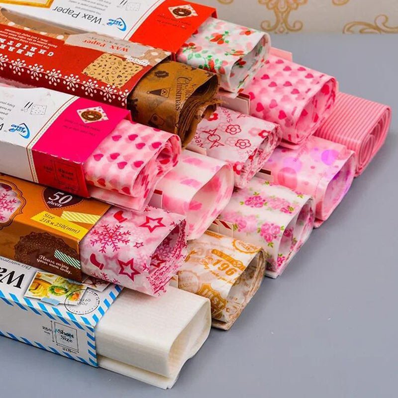 50Pcs/Lot Wax Food Grade Paper | Paper Food Wrappers image 21