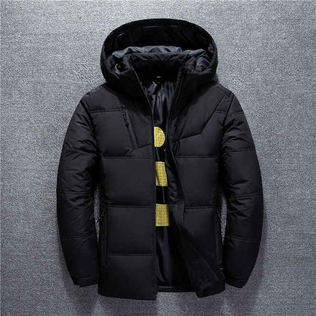 New Winter Jacket | Men High Quality Casual Coat | Hood Thick Warm Waterproof Jacket | Male Winter Parkas Outerwear image 0