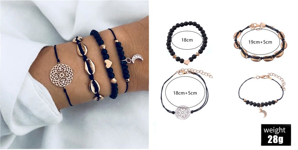 Turtle Heart Pearl Wave LOVE Crystal Marble Charm Bracelets for Women image 33