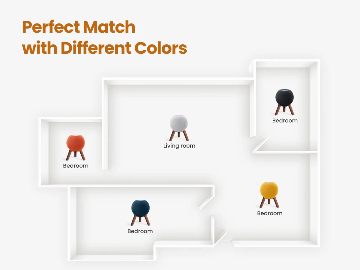 GGMM Real Wood Stand for HomePod Mini | Stylish Tripod with Metal Frame image 17